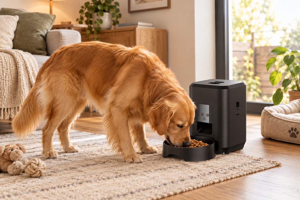 Distributore Automatico di Cibo per Cani e Gatti